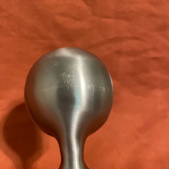 Purple and Green Hand Turned Wooden Handle Ice Cream Scoop EUC - Picture 8 of 10